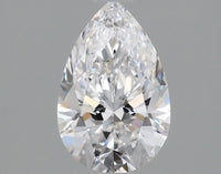 Premium 1.37 CT Pear Shape D Color SI1 Clarity Lab Grown Diamond For the Slow Glow