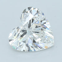 Custom Luxury 3.07 CT Heart Shape E Color VVS2 Clarity Moissanite Diamond For her Ring