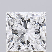Stunning VS1 Clarity 1.03 CT Princess Shape D Color Moissanite Diamond For Custom Ring