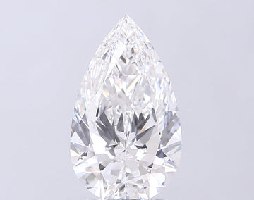 Premium 3.09 CT Pear Shape F Color VS1 Clarity Lab Grown Diamond For Lost Hours