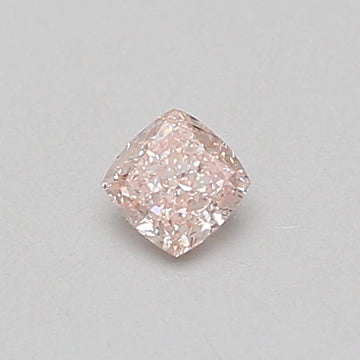 Vintage 0.26 CT Cushion Shape Fancy Intense Pink Color VS1 Clarity Lab Grown Diamond For True Bloom