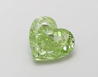 High Quality Of 0.82 CT Heart Shape Fancy Vivid Green Color VS1 Clarity Moissanite Diamond For Love