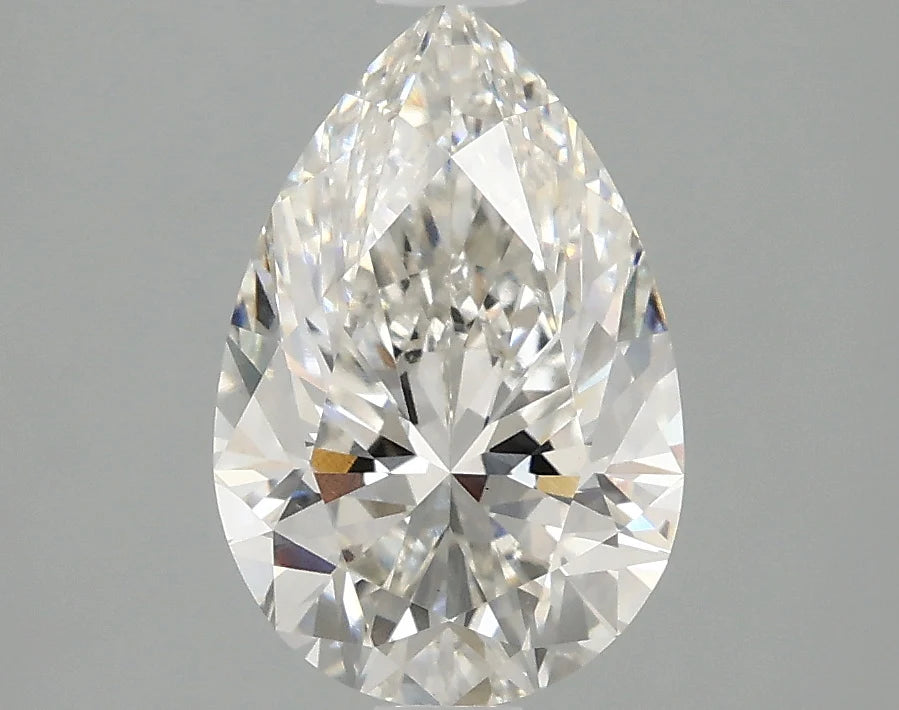 Dazzling 2.05 CT Pear Shape G Color VS1 Clarity Moissanite Diamond For Gift Ring