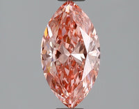 Shiny 1.01 CT Marquise Shape Fancy Vivid Pink Color VVS2 Clarity Lab grown Diamond For Ring