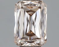 Latest Light Pink Color VS1 Clarity 1.01 CT Radiant Shape Lab grown Diamond For Engagement Ring