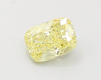 Top Quality 0.29 CT Cushion Shape Fancy Yellow Color VS1 Clarity Lab Grown Diamond For That Whisper