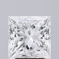 Hot Spelling 3.02 CT Princess Shape E Color VVS1 Clarity Lab Grown Diamond For New Light