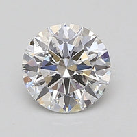 Birthday 1.06 CT Round Shape D Color SI2 Clarity Lab Grown Diamond For the Last Glow