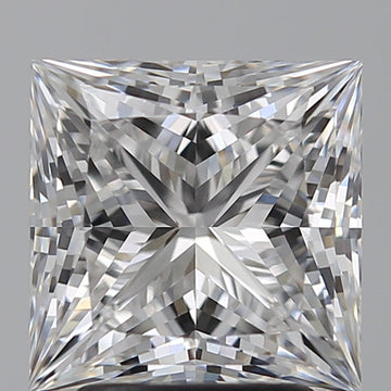 Sparkling 3.04 CT Princess Shape E Color VVS1 Clarity Lab Grown Diamond For Her Smile