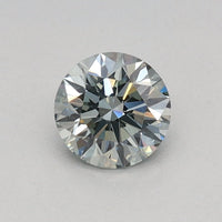 Fine choice 0.31 CT Round Shape Fancy Green Color VVS2 Clarity Lab Grown Diamond For Full Grace