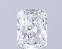 Beautiful 3.04 CT Radiant Shape E Color VS1 Clarity Moissanite Diamond For Bare Light