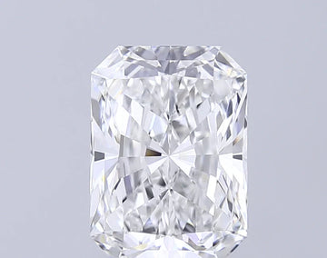 Beautiful 3.04 CT Radiant Shape E Color VS1 Clarity Moissanite Diamond For Bare Light