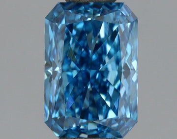Minimalist One 0.93 CT Radiant Shape Fancy Vivid Blue Color VS1 Clarity Lab Grown Diamond For New Quiet