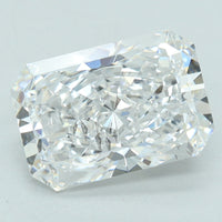 Premium 1.88 CT Radiant Shape D Color SI1 Clarity Lab grown Diamond For Slow Glow
