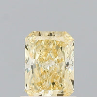 Great One 0.96 CT Radiant Shape Fancy Yellow Color VS1 Clarity Lab Grown Diamond For Deep Ease
