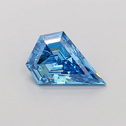 Beautiful 1.08 CT Antique Shape Fancy Vivid Blue Color VS2 Clarity Moissanite Diamond For Birthday Ring