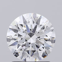 Her 1.70 CT Round Shape D Color SI2 Clarity Lab Grown Diamond For the Pure Sound
