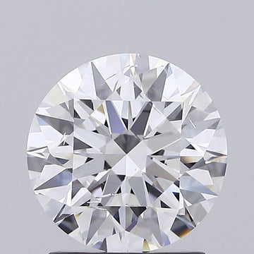 Her 1.70 CT Round Shape D Color SI2 Clarity Lab Grown Diamond For the Pure Sound
