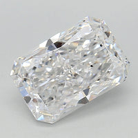 Dazzling 1.92 CT Radiant Shape D Color SI1 Clarity Lab grown Diamond For Still Nights
