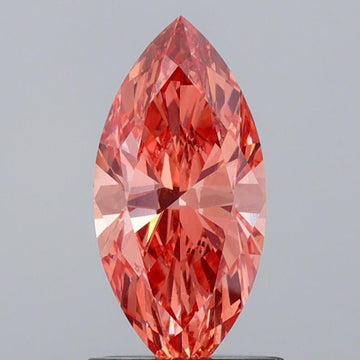 Dazzling VS2 Clarity 1.02 CT Fancy Intense Brown Pink Color Marquise Shape Moissanite Diamond For Cocktail Ring