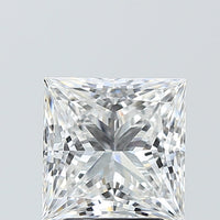 Sustainable 3.10 CT Princess Shape E Color VVS1 Clarity Lab Grown Diamond For First Rain