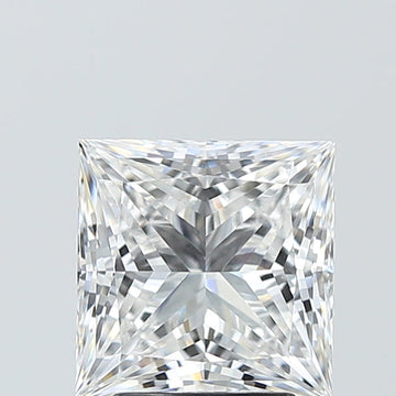 Sustainable 3.10 CT Princess Shape E Color VVS1 Clarity Lab Grown Diamond For First Rain