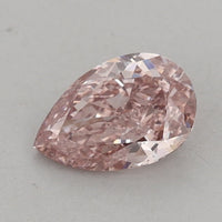 Affordable 0.70 CT Pear Shape Fancy Intense Brownish Pink Color VS2 Clarity Lab Grown Diamond For Hidden Glow