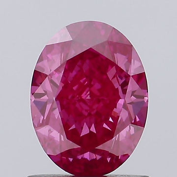 Custom Luxury 1.21 CT Oval Shape Fancy Vivid Pink Color VS2 Clarity Moissanite Diamond For Party Ring