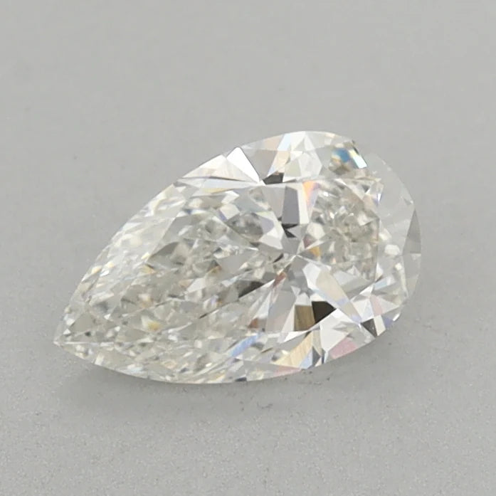 Elegant 0.61 CT Pear Shape F Color VVS2 Clarity Moissanite Diamond For Found Time