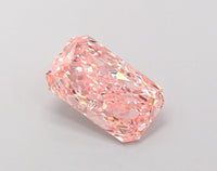 Timeless Radiant Shape Fancy Intense Pink Color 1.09 CT VVS2 Clarity Lab grown Diamond For Birthday Ring