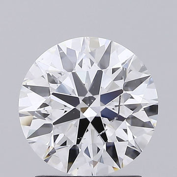 Perfect 1.78 CT Round Shape D Color SI2 Clarity Lab Grown Diamond For the Just Light