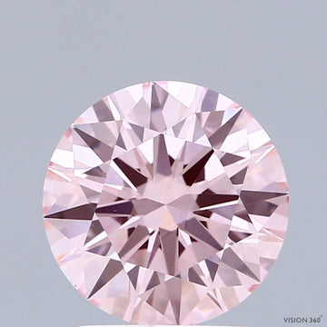 Elegant 2.05 CT Round Shape Fancy Vivid Pink Color VVS2 Clarity Moissanite Diamond For Gift Ring