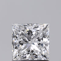 Experience Luxury 1.01 CT Princess Shape E Color VVS2 Clarity Lab grown Diamond For Engagement Ring