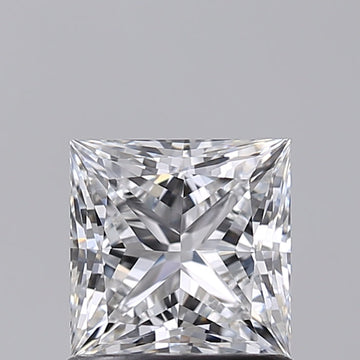 Experience Luxury 1.01 CT Princess Shape E Color VVS2 Clarity Lab grown Diamond For Engagement Ring