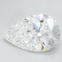 Classic 5.19 CT Pear Shape D Color VVS1 Clarity Lab Grown Diamond For Warm Dusk