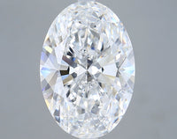 Dazzling 6.01 CT Oval Shape D Color VVS2 Clarity Lab grown Diamond For Still Love