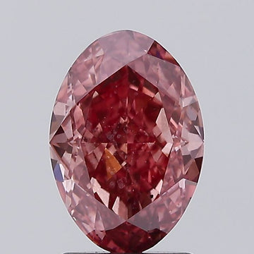 Custom luxury Of 2.01 CT Oval Shape Fancy Vivid Pink Color VS2 Clarity Lab Grown Diamond For Kind Storm