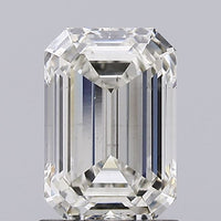 Fine 1.61 CT Emerald Shape H Color VS2 Clarity Lab grown Diamond For Someone Ring