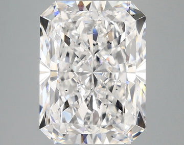 Bright 5.08 CT Radiant Shape D Color SI1 Clarity Lab grown Diamond For Early Sky