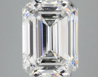 Bright Of 4.01 CT Emerald Shape D Color VS1 Clarity Moissanite Diamond For Her Voice