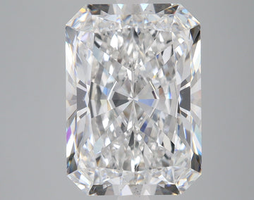 Classic 7.22 CT Radiant Shape E Color SI1 Clarity Lab grown Diamond For Light Remains