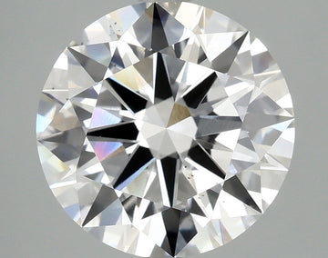 Dazzling 4.06 CT Round Shape D Color VS2 Clarity Moissanite Diamond For Birthday Ring