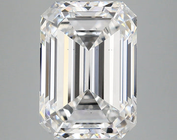 Exclusive 5.06 CT Emerald Shape D Color VS2 Clarity Lab grown Diamond For Wedding Ring