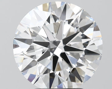 Designer 4.03 CT Round Shape E Color VVS2 Clarity Lab grown Diamond For Birthday Ring