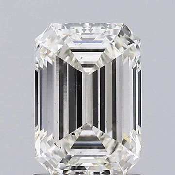 Designer 1.64 CT Emerald Shape H Color VS2 Clarity Moissanite Diamond For Special One Ring