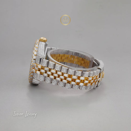 Ivevar Lab Diamond Watch Luxury Bling for the Fashion Elite