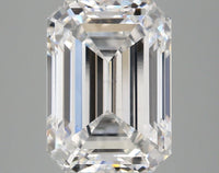 Stylish 5.03 CT Emerald Shape D Color VS1 Clarity Lab Grown Diamond For Her Smile