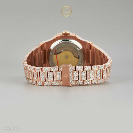 Ivevar's Signature Elegance Custom Lab Diamond Luxury Watch