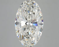 Bright 6.12 CT Oval Shape G Color SI1 Clarity Lab grown Diamond For Special One Ring