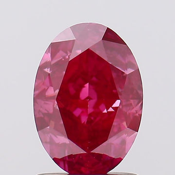 Bright Of 1.61 CT Oval Shape Fancy Deep Pink Color VS2 Clarity Lab Grown Diamond For Final Drift